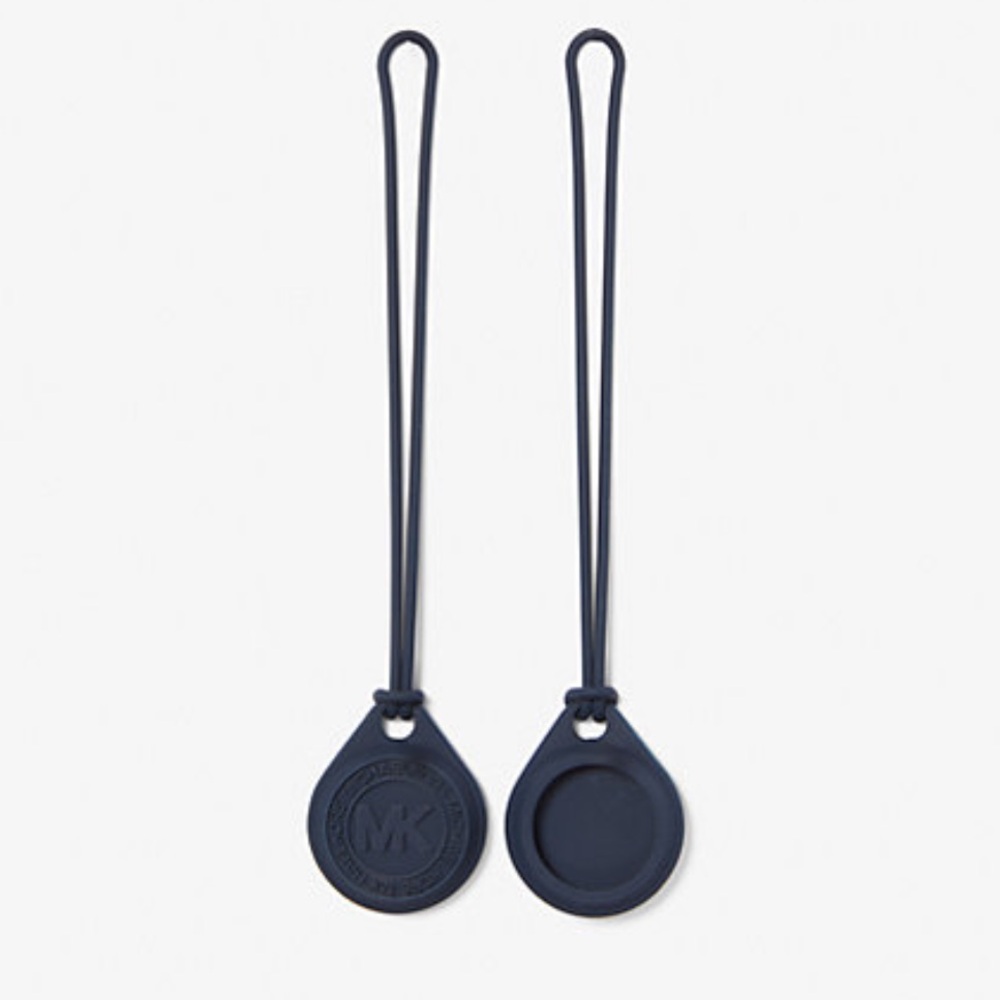 Michael Kors Midnight Blue 2-Pack Logo Embossed Case for Apple AirTag®